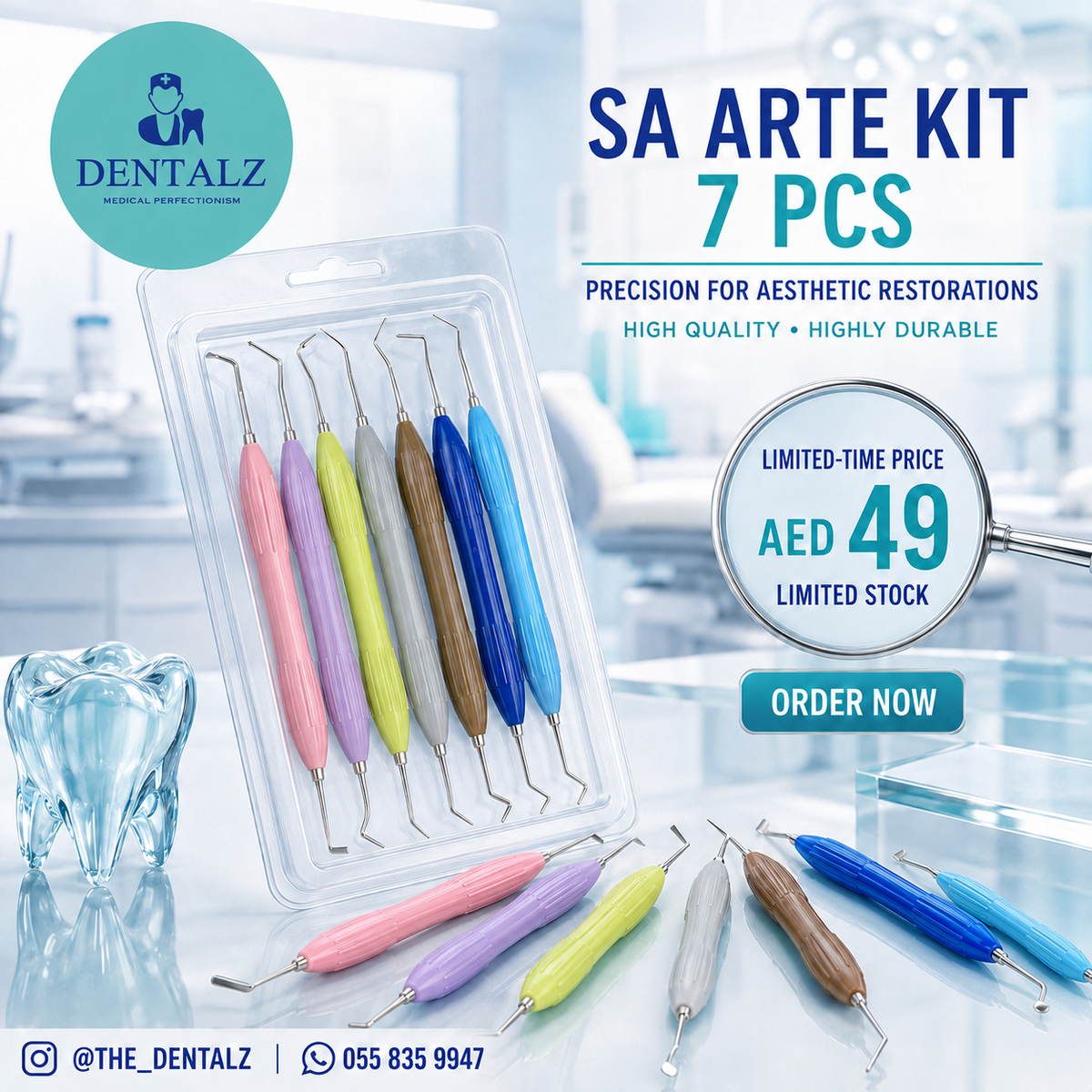 SA ARTE KIT 7 pcs instruments