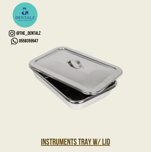 instruments tray with lid (Sterilization tray)