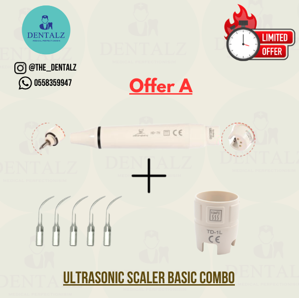 Ultrasonic scaler combo