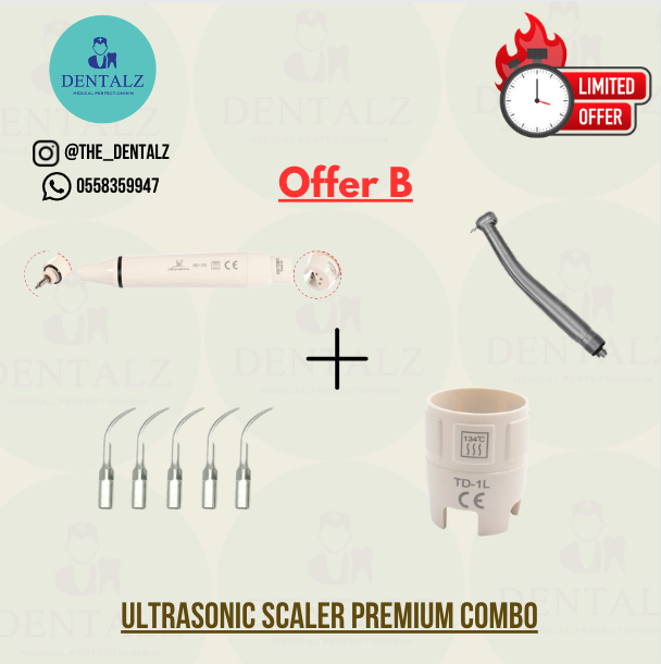 Ultrasonic scaler combo