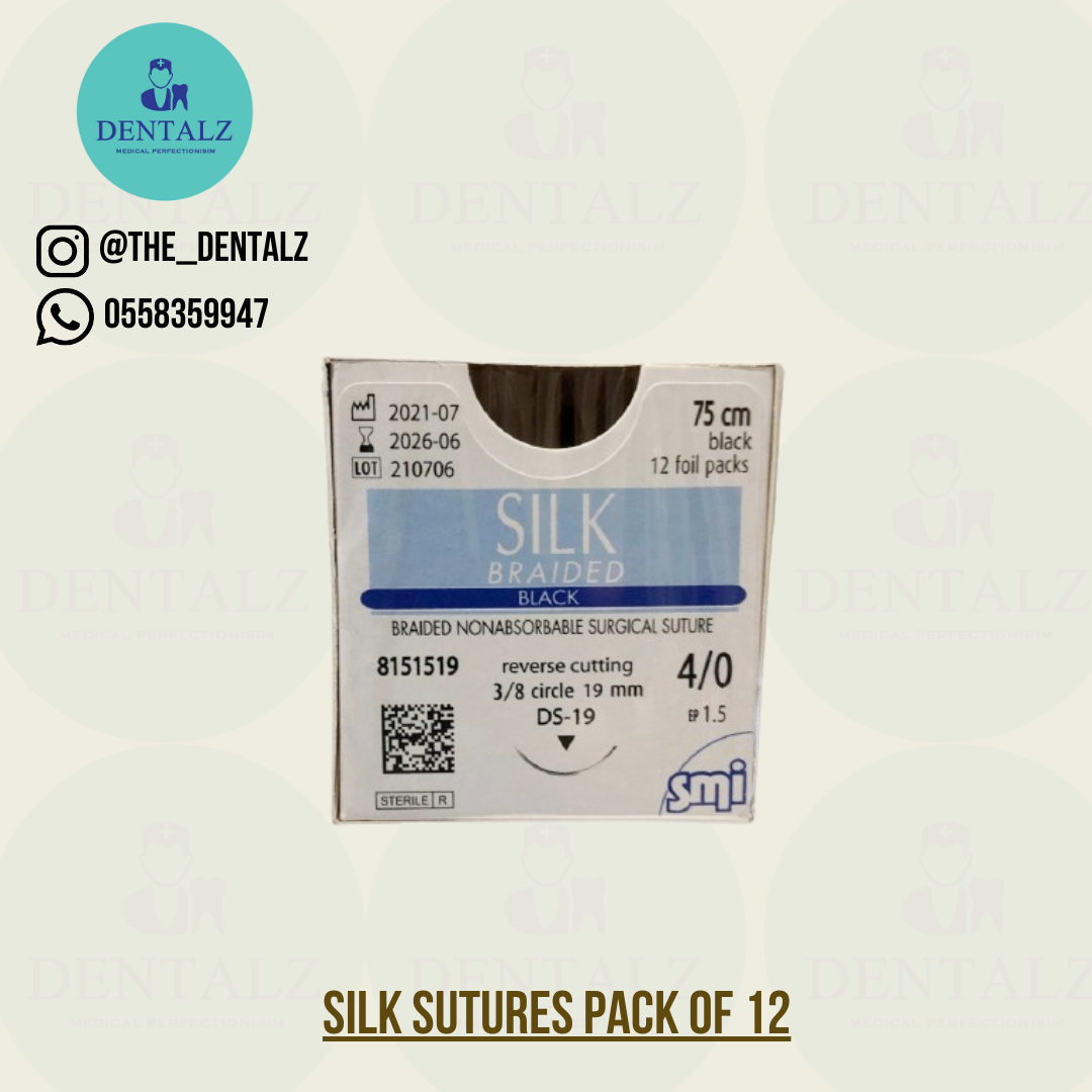 silk sutures pack of 12