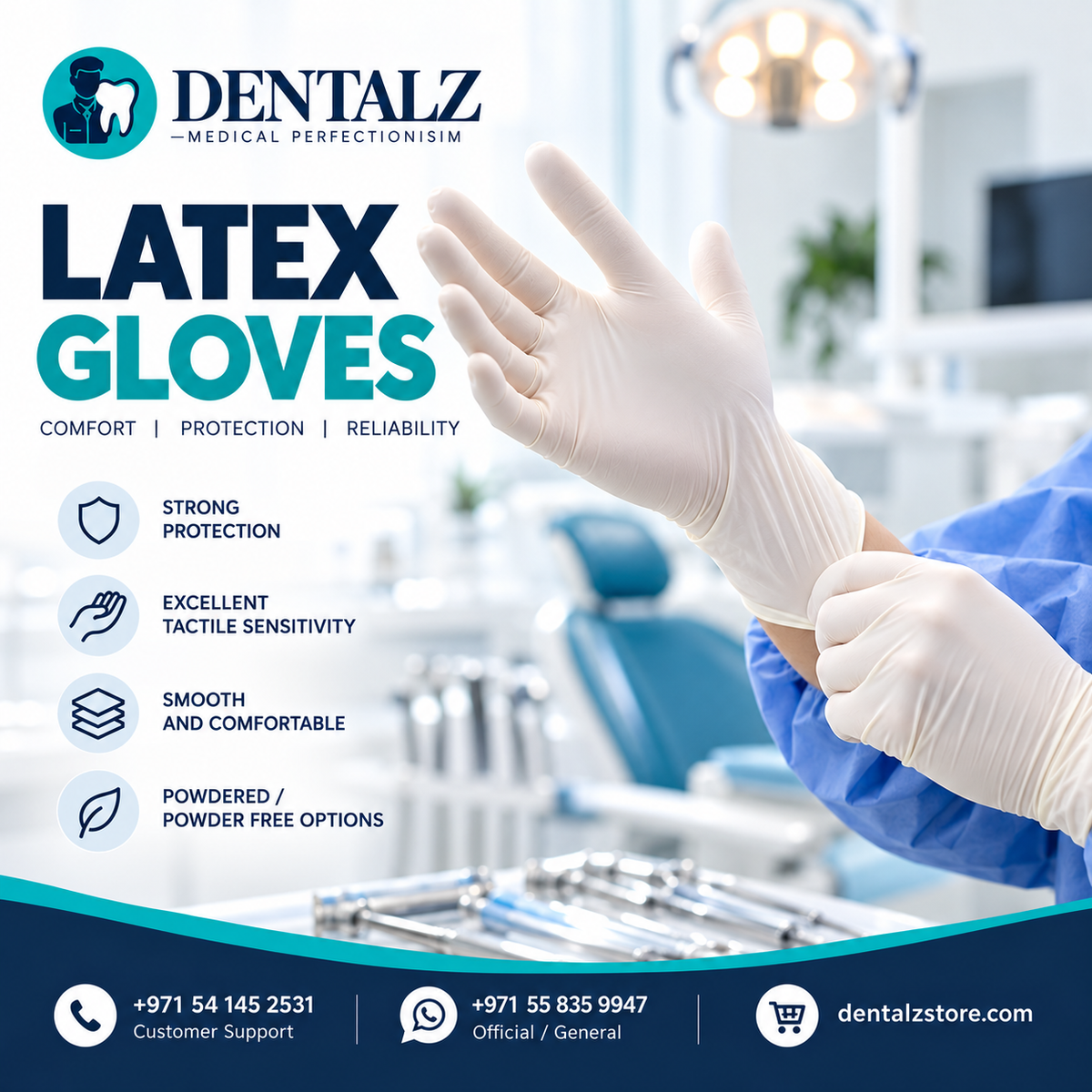 Latex gloves