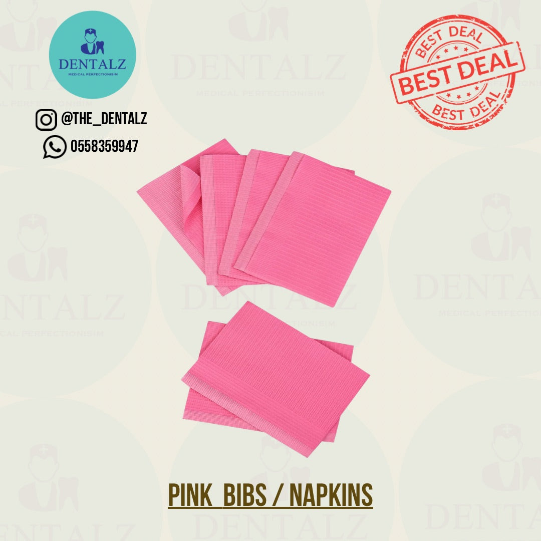 Pink bibs