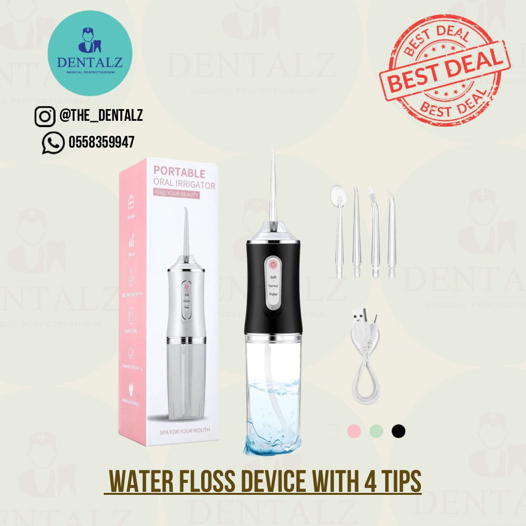 Portable water floss
