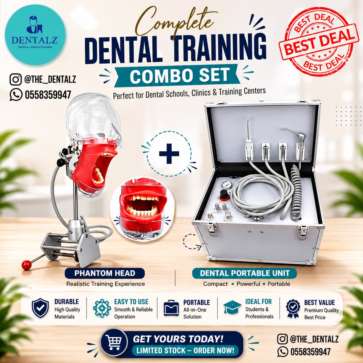Complete dental training set