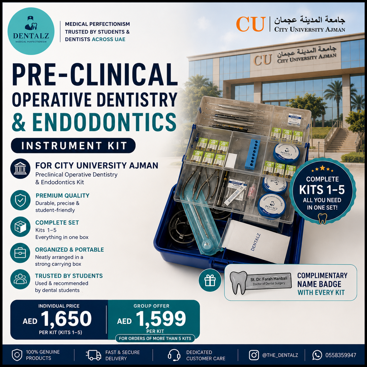 Preclinical City university kit