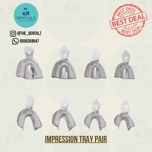 Impression tray pair