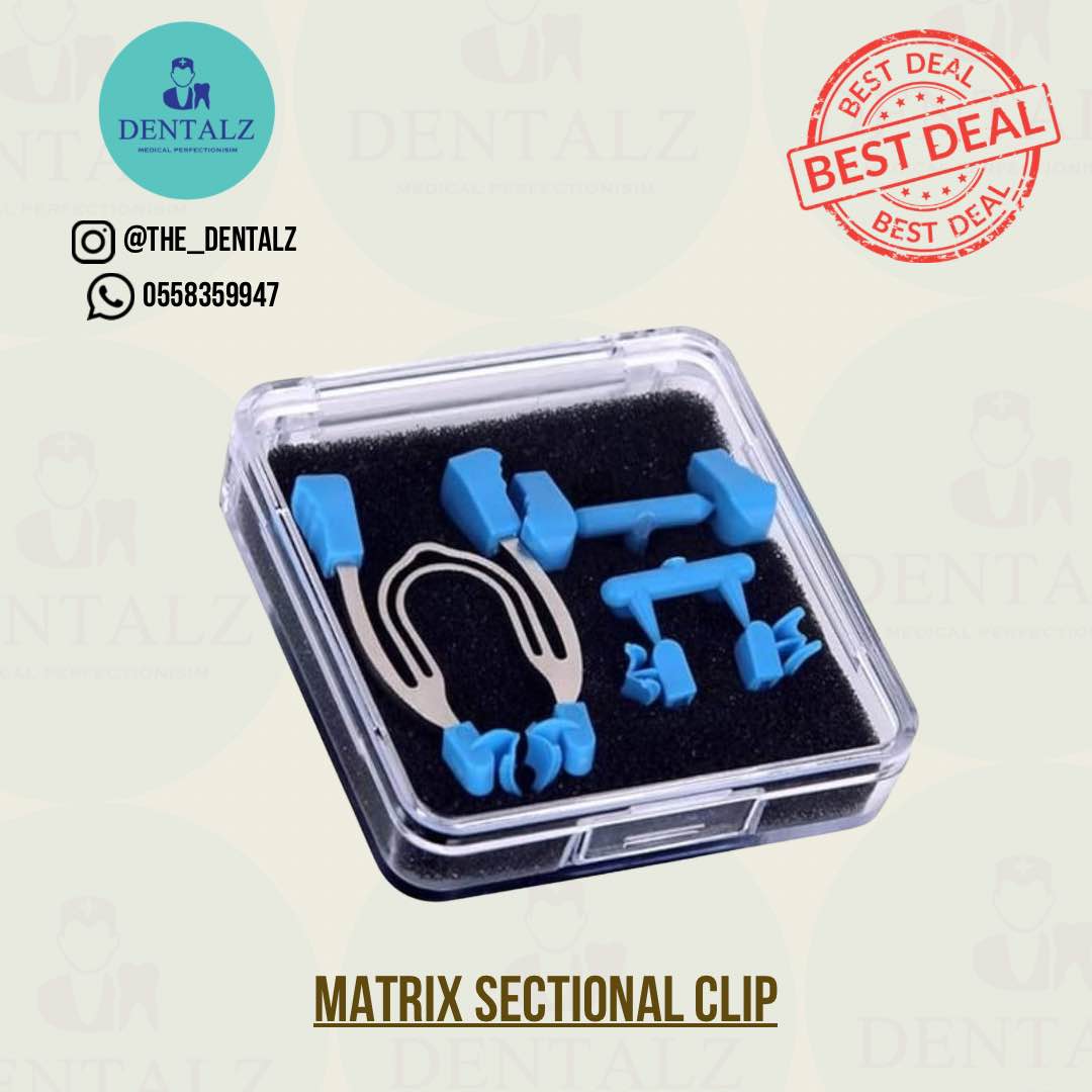 Sectional matrix clip