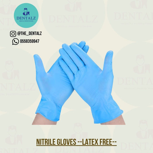 nitrile gloves thin examination latex-free gloves