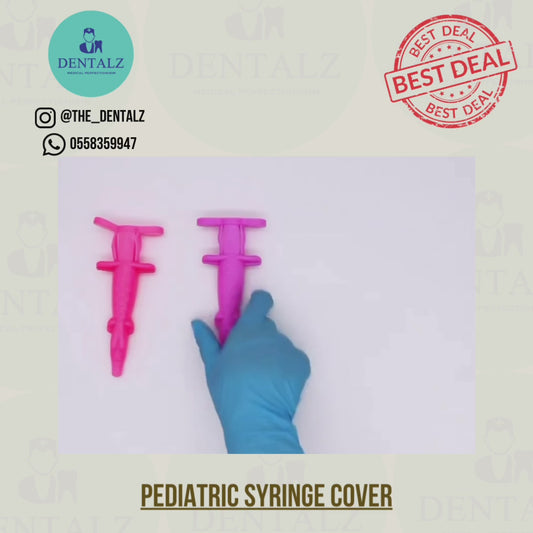 Pediatric dental syringe cover
